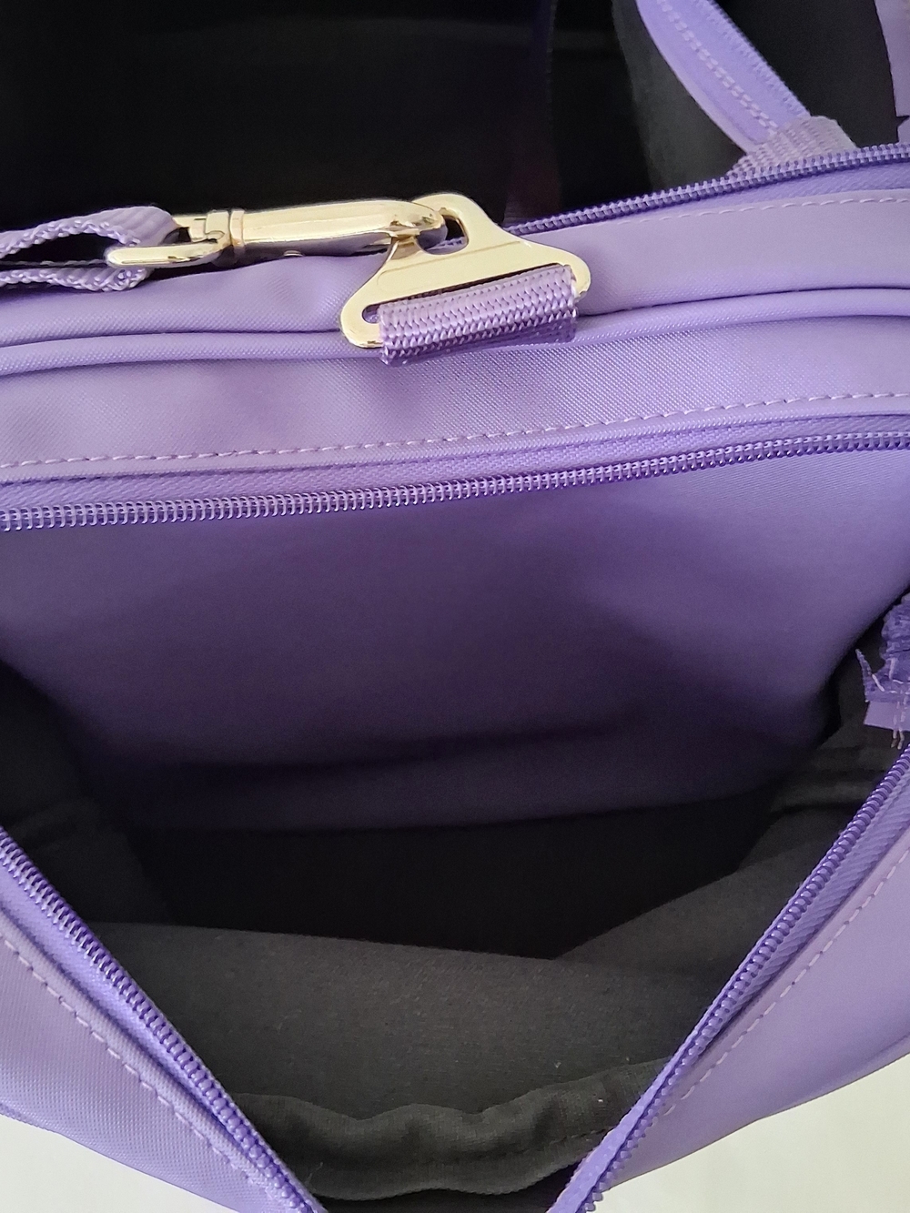 Jon Hart Design Purple Travel Duffel Bag - Picture 9 of 13